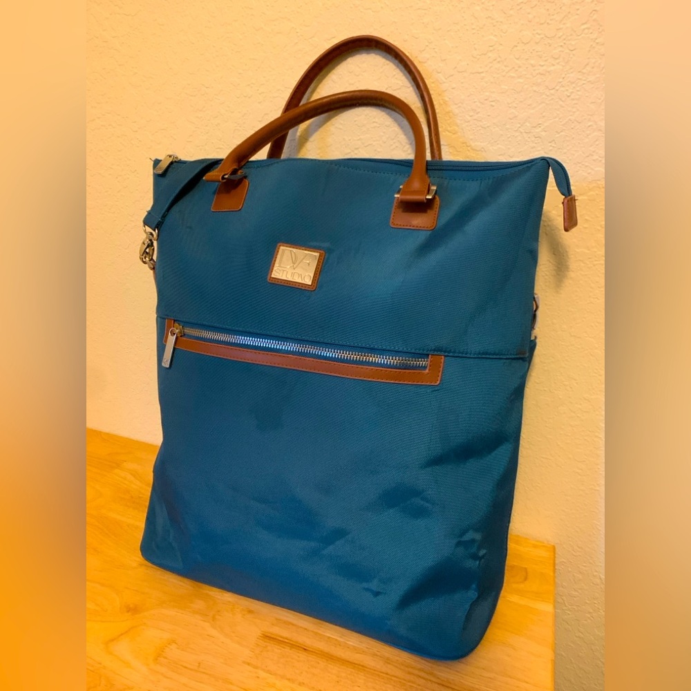 Diane Von Furstenberg DVF - Large Tote Luggage Weekender - Blue